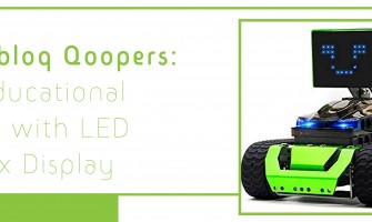Robobloq Qoopers: An educational robot with LED Matrix Display